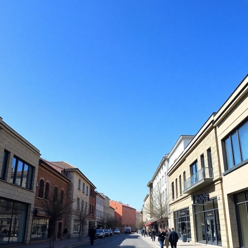 Ulični pogled na Europsku aveniju u Osijeku